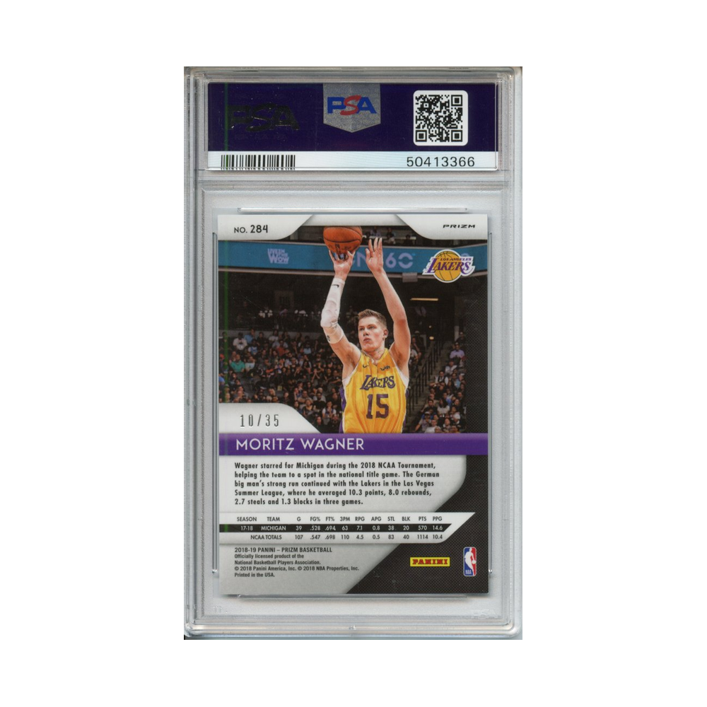 Moritz-Wagner-Purple-Pulsar-2018-Panini-Prizm-PSA-9-Rückseite