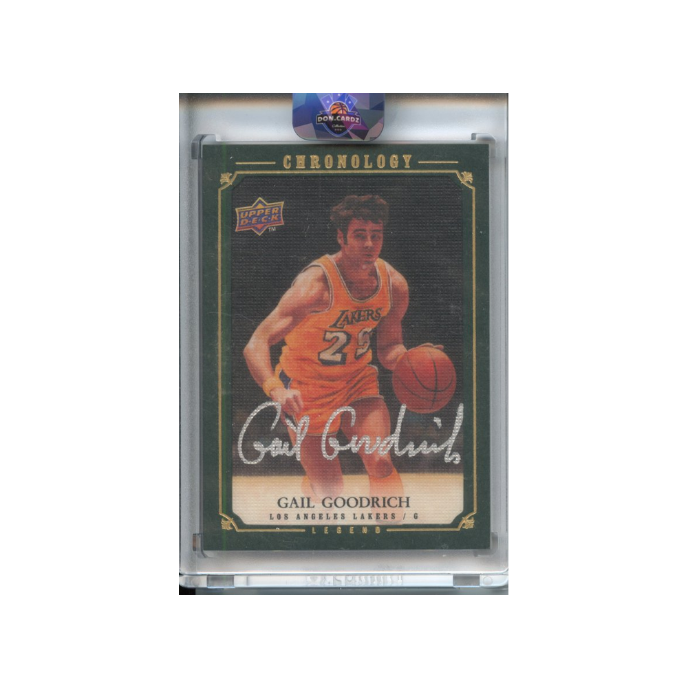 Gail-Goodrich-Autograph--/10-2007-Upper-Deck-Chronology-Vorderseite