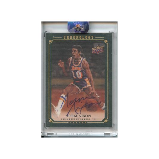 Norm-Nixon-Autograph-/10-2007-Upper-Deck-Chronology-Vorderseite