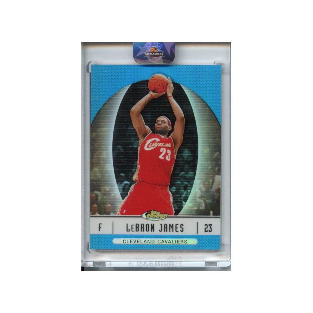 Lebron-James-Blue-Refractor-/299-2007-Topps-Finest-Vorderseite
