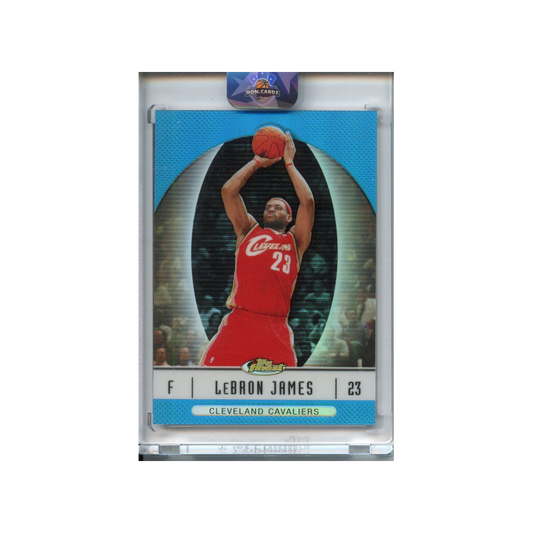 Lebron-James-Blue-Refractor-/299-2007-Topps-Finest-Vorderseite