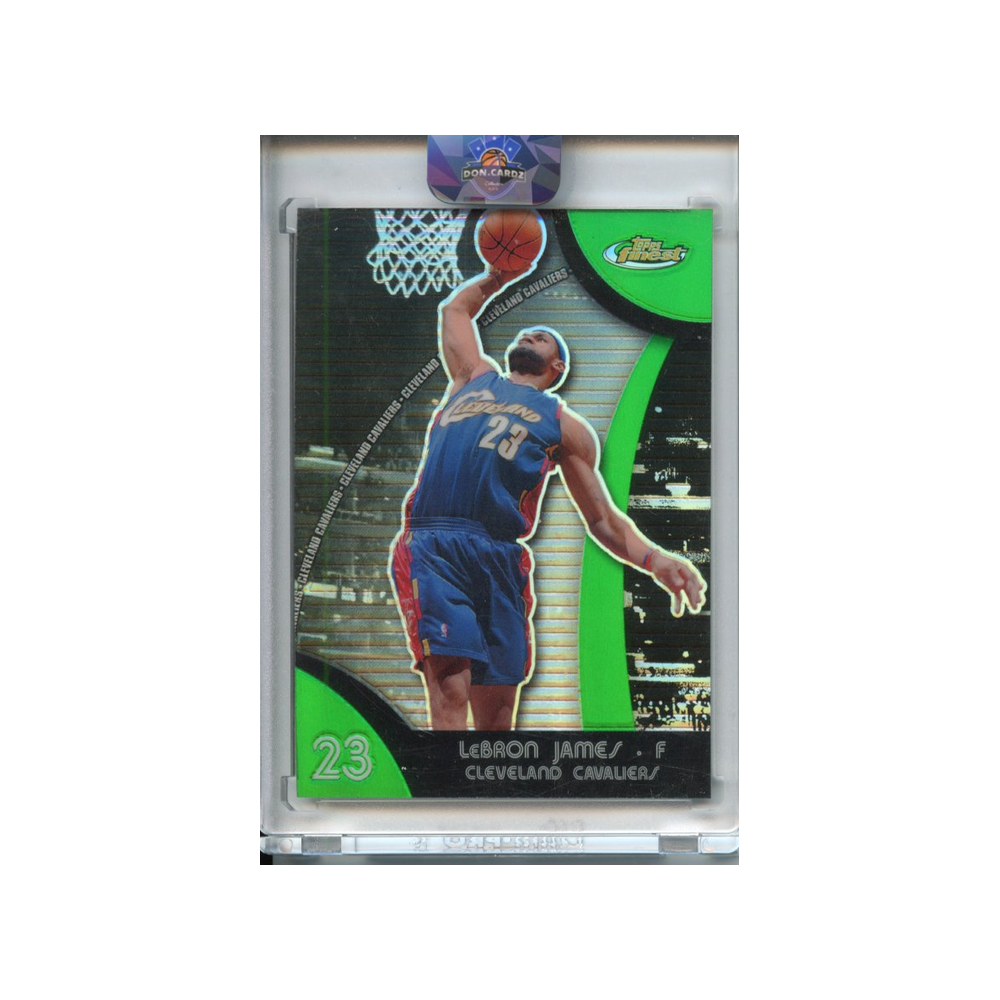 Lebron-James-Green-Refractor-/149-2007-Topps-Finest-Vorderseite