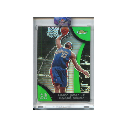 Lebron-James-Green-Refractor-/149-2007-Topps-Finest-Vorderseite