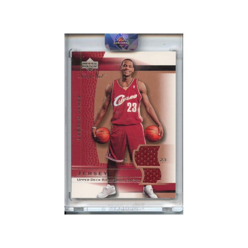 Lebron-James-Game-Jersey-2003-Upper-Deck-Sweet-Shot-Vorderseite