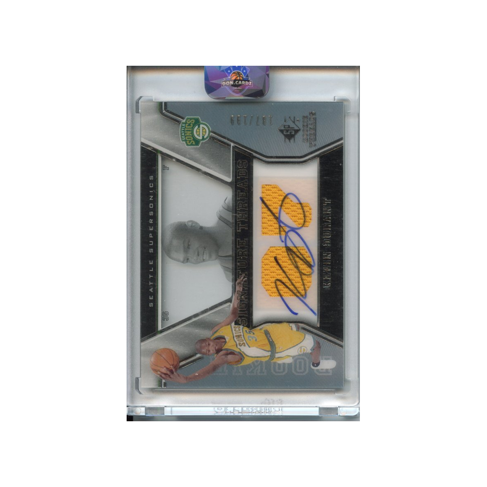 Kevin-Durant-Patch-Autograph-/199-2007-Upper-Deck-Rookie-Threads-Vorderseite