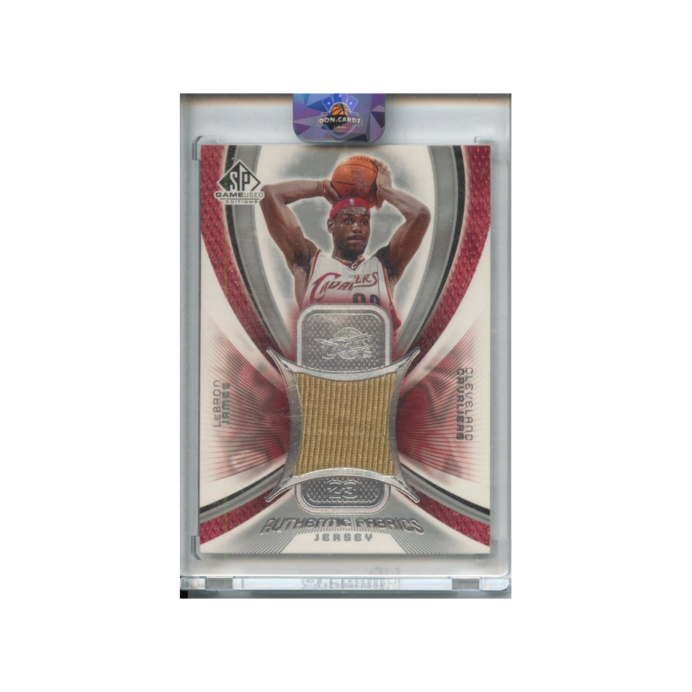 Lebron-James-Authentic-Fabrics-2005-SP-Game-Used-Vorderseite