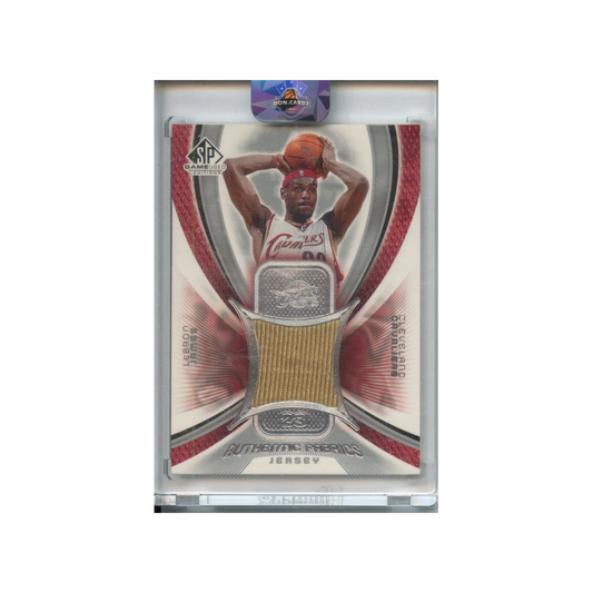 Lebron-James-Authentic-Fabrics-2005-SP-Game-Used-Vorderseite