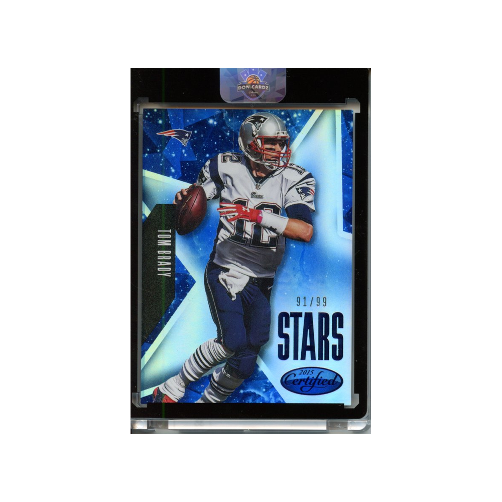 Tom-Brady-Stars-Mirror-Blue-/99-2015-Certified-Vorderseite