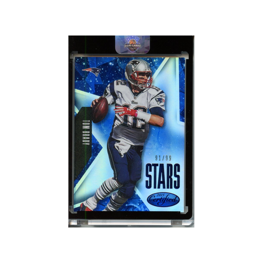 Tom-Brady-Stars-Mirror-Blue-/99-2015-Certified-Vorderseite