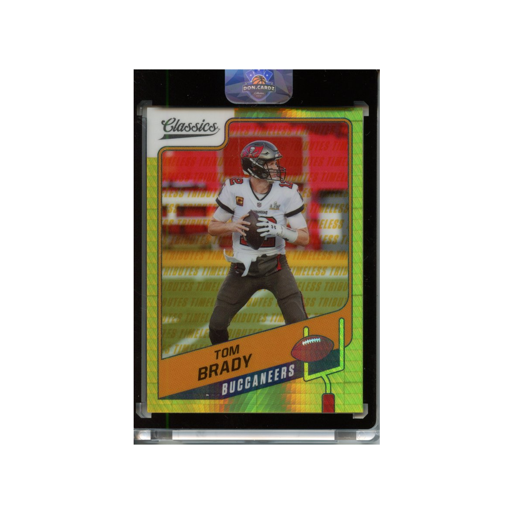 Tom-Brady-Timeless-Tributes-Gold-/99-2021-Classic-Vorderseite