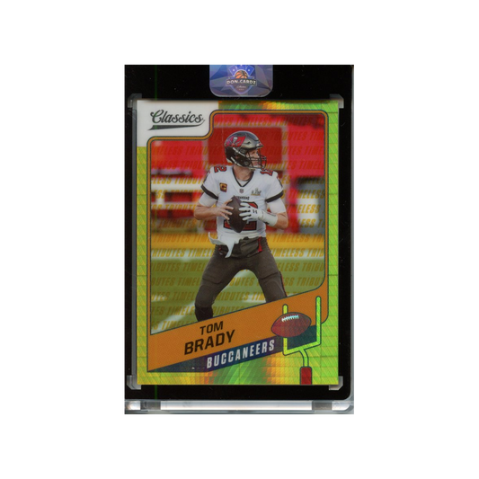 Tom-Brady-Timeless-Tributes-Gold-/99-2021-Classic-Vorderseite
