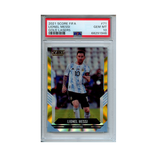 Lionel-Messi-Gold-Lasers-2021-Score-Fifa-PSA-10-Vorderseite