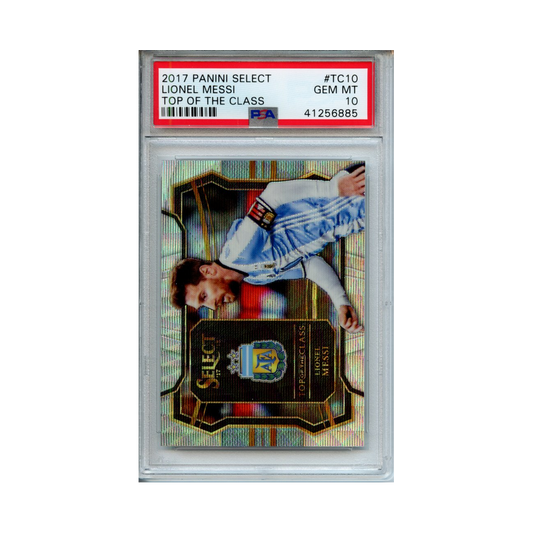 Lionel-Messi-Top-of-the-Class-2017-Panini-Select-PSA-10-Vorderseite