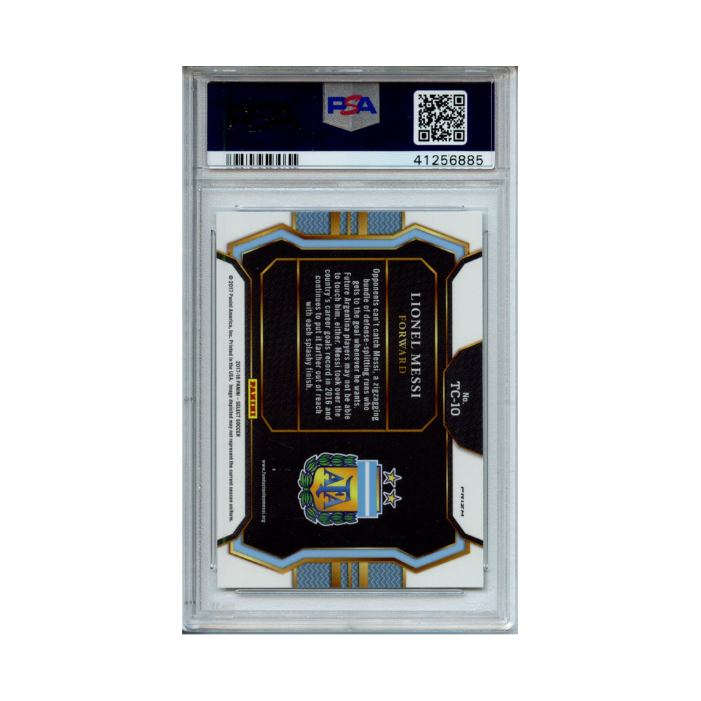 Lionel-Messi-Top-of-the-Class-2017-Panini-Select-PSA-10-Rückseite