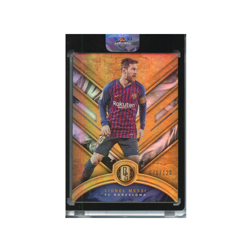 Lionel-Messi-/129-2019-Gold-Standard-Vorderseite