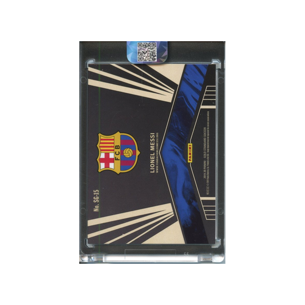 Lionel-Messi-Solid-Gold-/149-2019-Gold-Standard-Rückseite