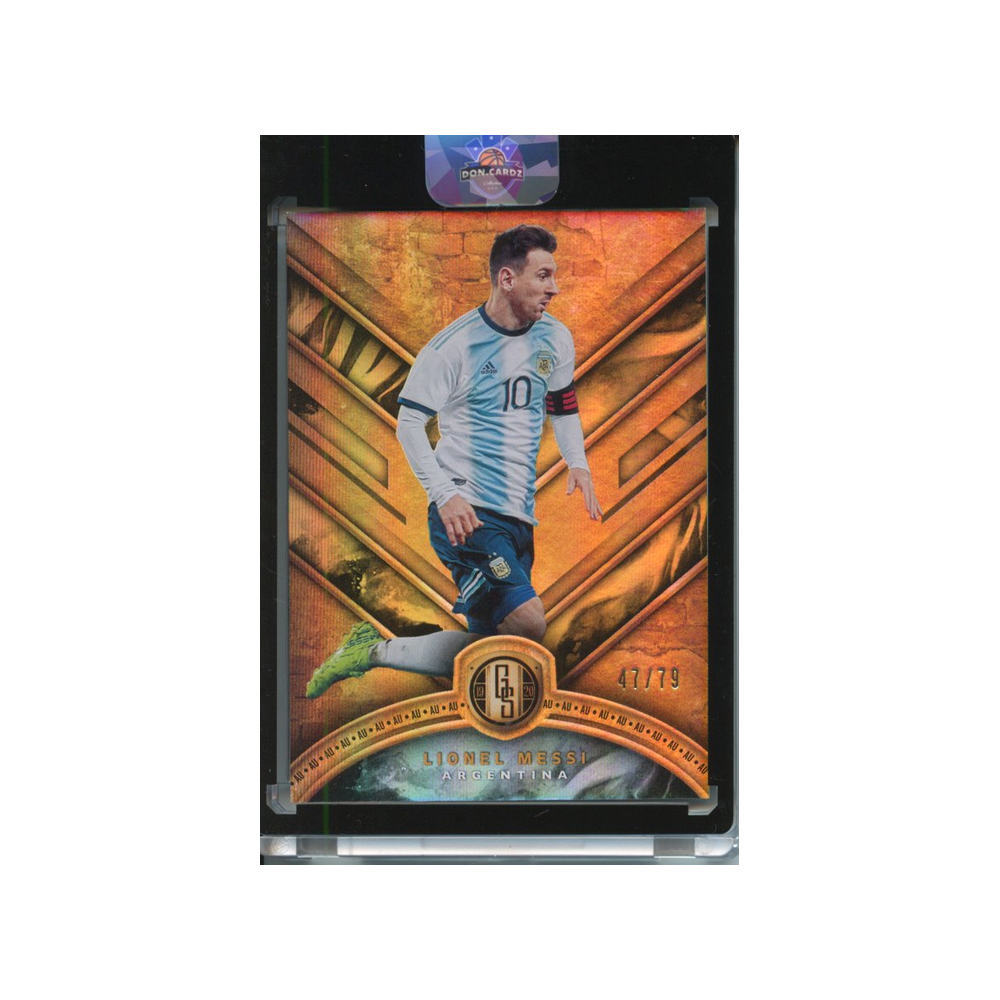 Lionel-Messi-AU-/79-2019-Gold-Standard-Vorderseite