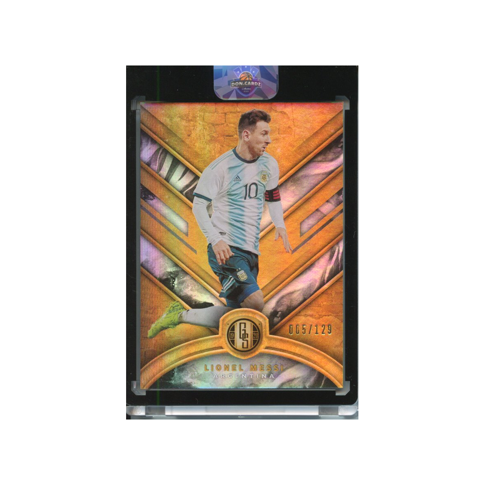 Lionel-Messi-Argentina-/129-2019-Gold-Standard-Vorderseite