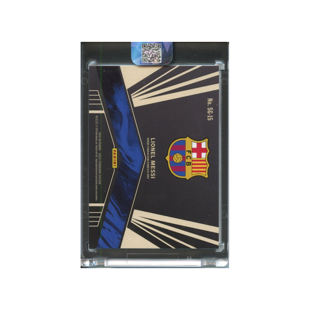 Lionel-Messi-Solid-Gold-/79-2019-Gold-Standard-Rückseite