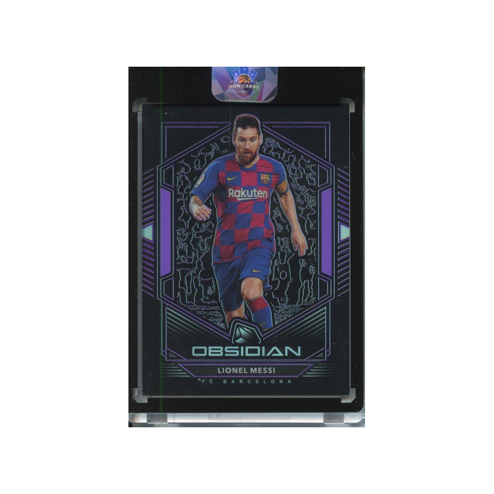 Lionel-Messi-Eletric-Etch-Purple-/65-2019-Obsidian-#1-Vorderseite