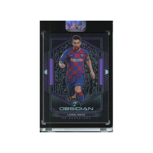 Lionel-Messi-Eletric-Etch-Purple-/65-2019-Obsidian-#1-Vorderseite