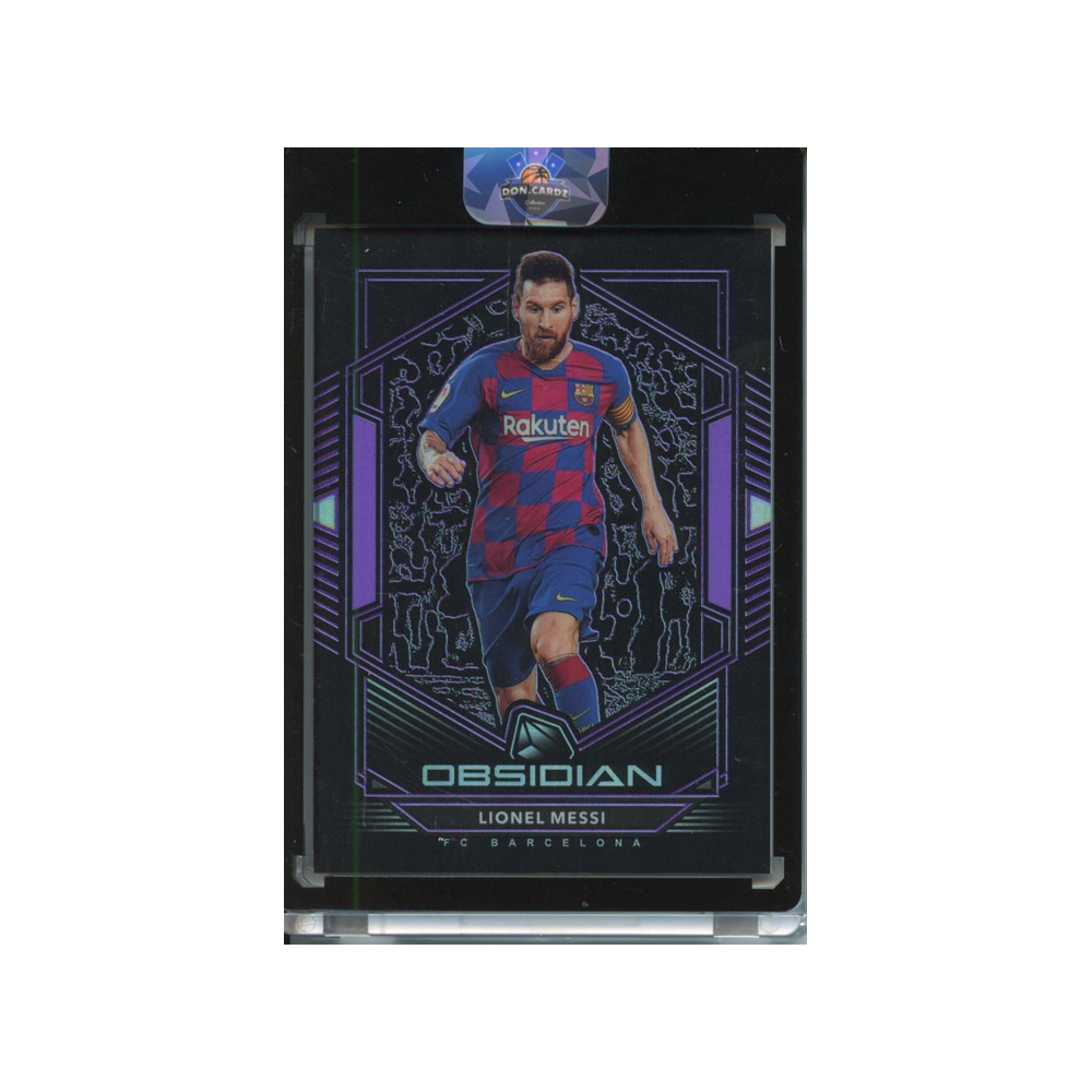 Lionel-Messi-Eletric-Etch-Purple-/65-2019-Obsidian-#2-Vorderseite