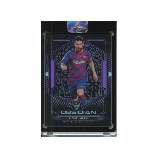 Lionel-Messi-Eletric-Etch-Purple-/65-2019-Obsidian-#2-Vorderseite