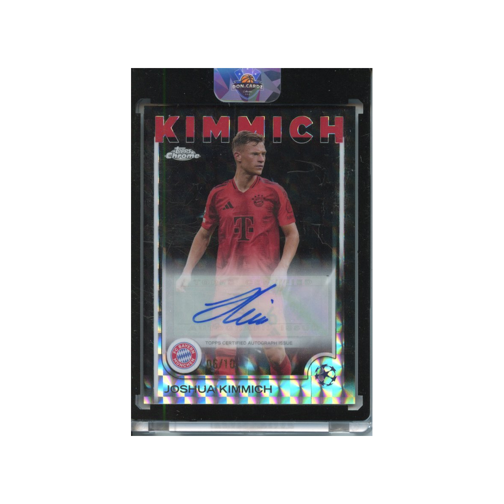 Joshua-Kimmich-Autograph-Black-/10-2024-Topps-Chrome-Vorderseite