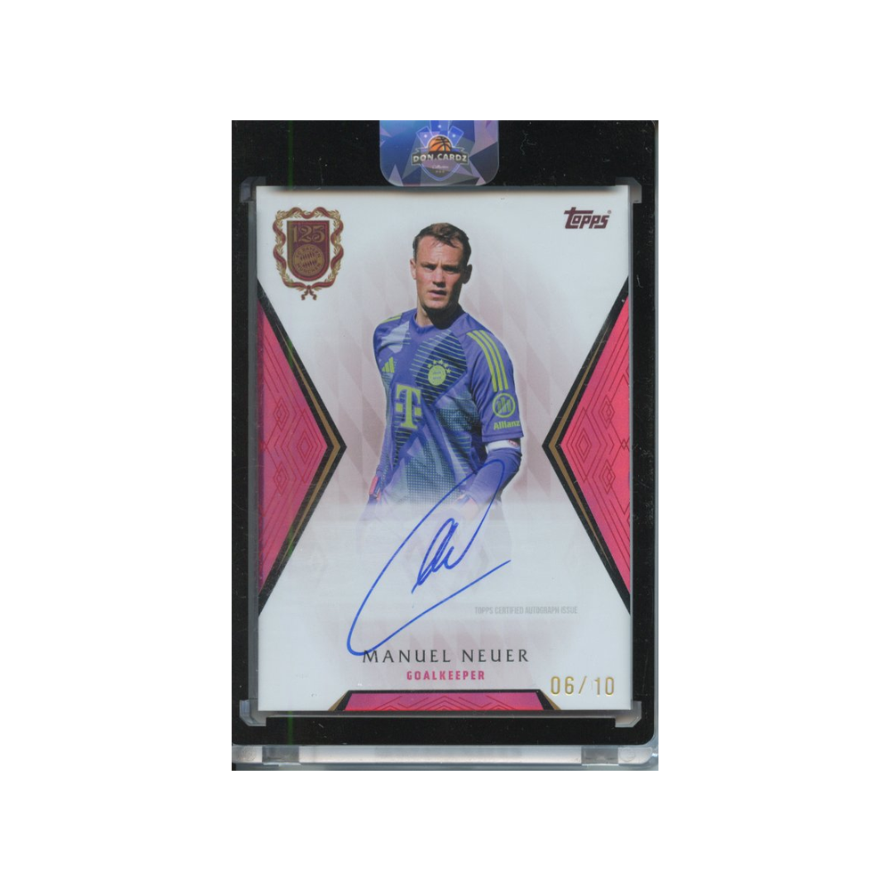 Manuel-Neuer-Autograph-/10-2025-Topps-FC-Bayern-125-Years-Vorderseite