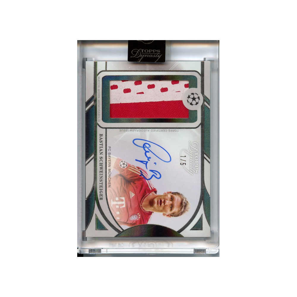 Bastian-Schweinsteiger-Patch-Autograph-/5-2025-Topps-Dynasty-Vorderseite