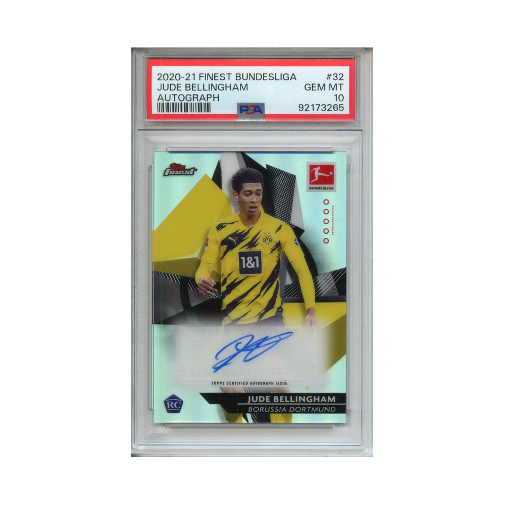 Jude-Bellingham-Autograph-2020-21-Finest-Bundesliga-PSA-10-Vorderseite