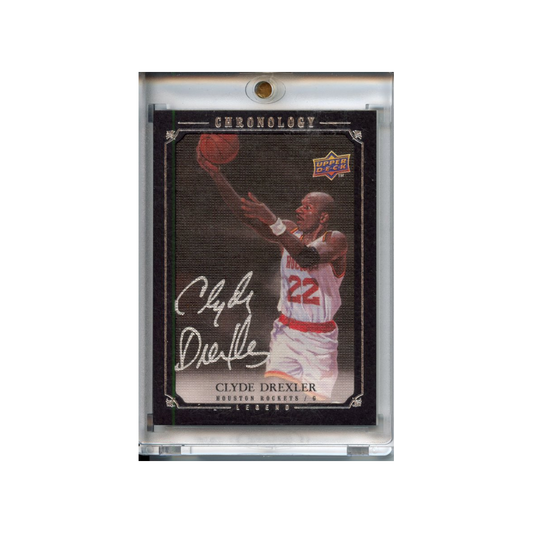 Clyde-Drexler-Autograph-Legend-/99-2007-Upper-Deck-Chronology-Vorderseite
