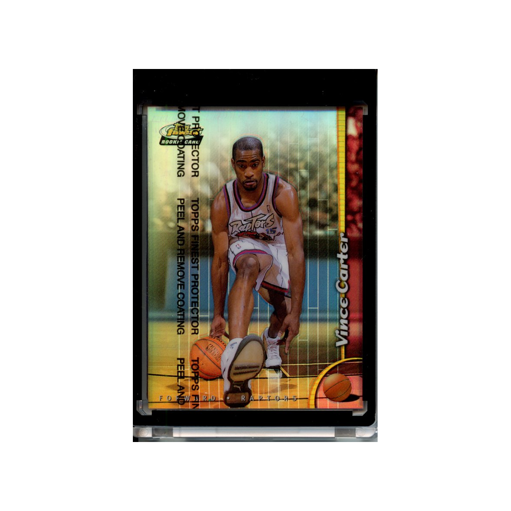 Vince-Carter-Refractor-1998-Topps-Finest-Vorderseite