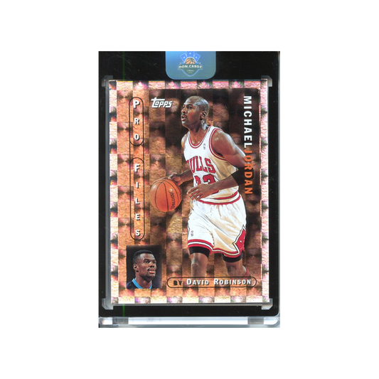 Michael-Jordan/-David-Robinson-1996-Topps-Pro-Files-Vorderseite