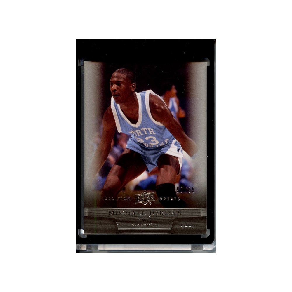Michael-Jordan-/99-2012-Upper-Deck-All-Time-Greats-#1-Vorderseite