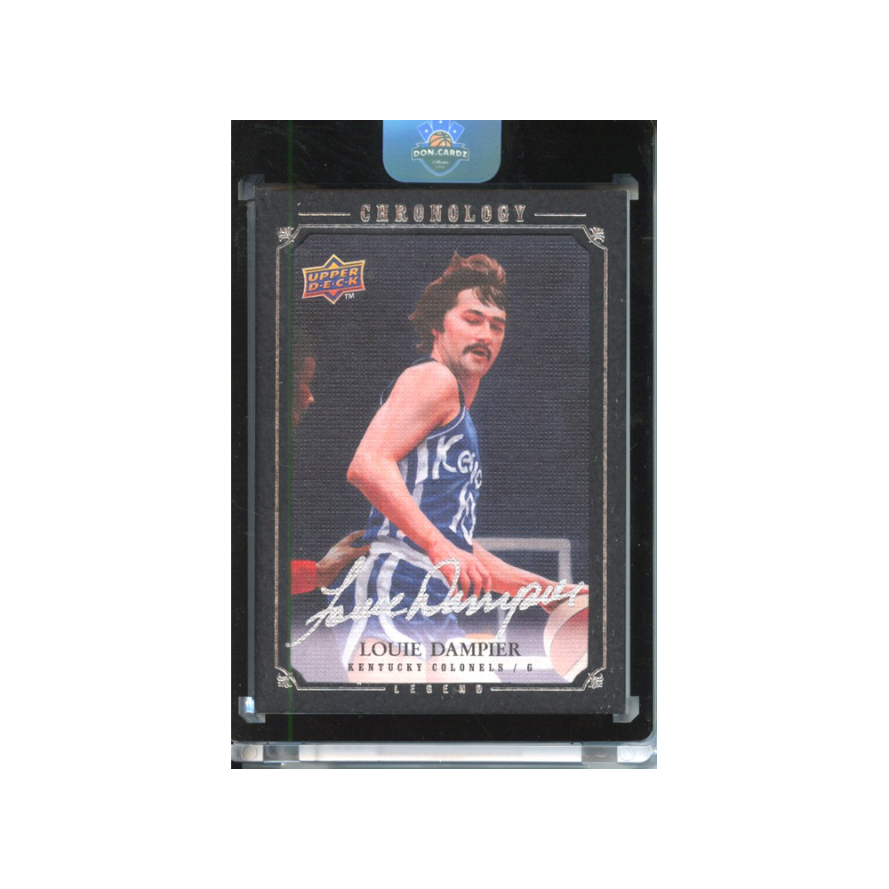 Louie-Dampier-Autograph-/99-2007-Upper-Deck-Chronology-Vorderseite
