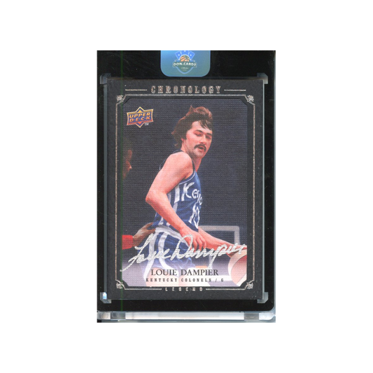 Louie-Dampier-Autograph-/99-2007-Upper-Deck-Chronology-Vorderseite
