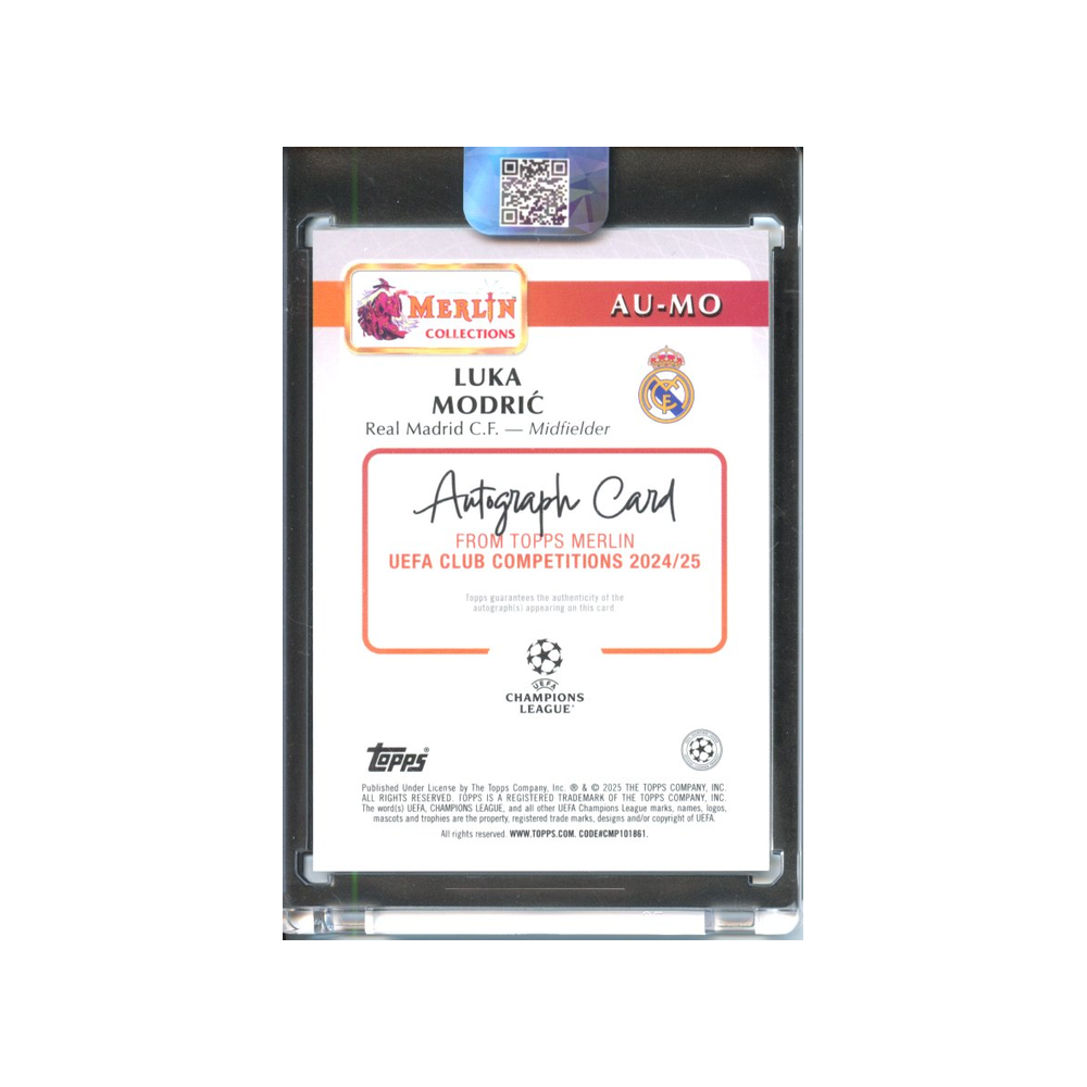 Luka-Modric-Autograph-Gold-Mojo-/50-2024-Merlin-Rückseite