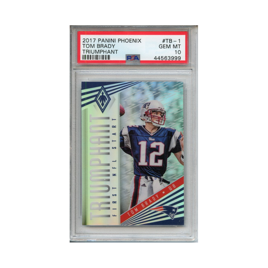 Tom-Brady-Triumphant-2017-Panini-Phoenix-PSA-10-Vorderseite