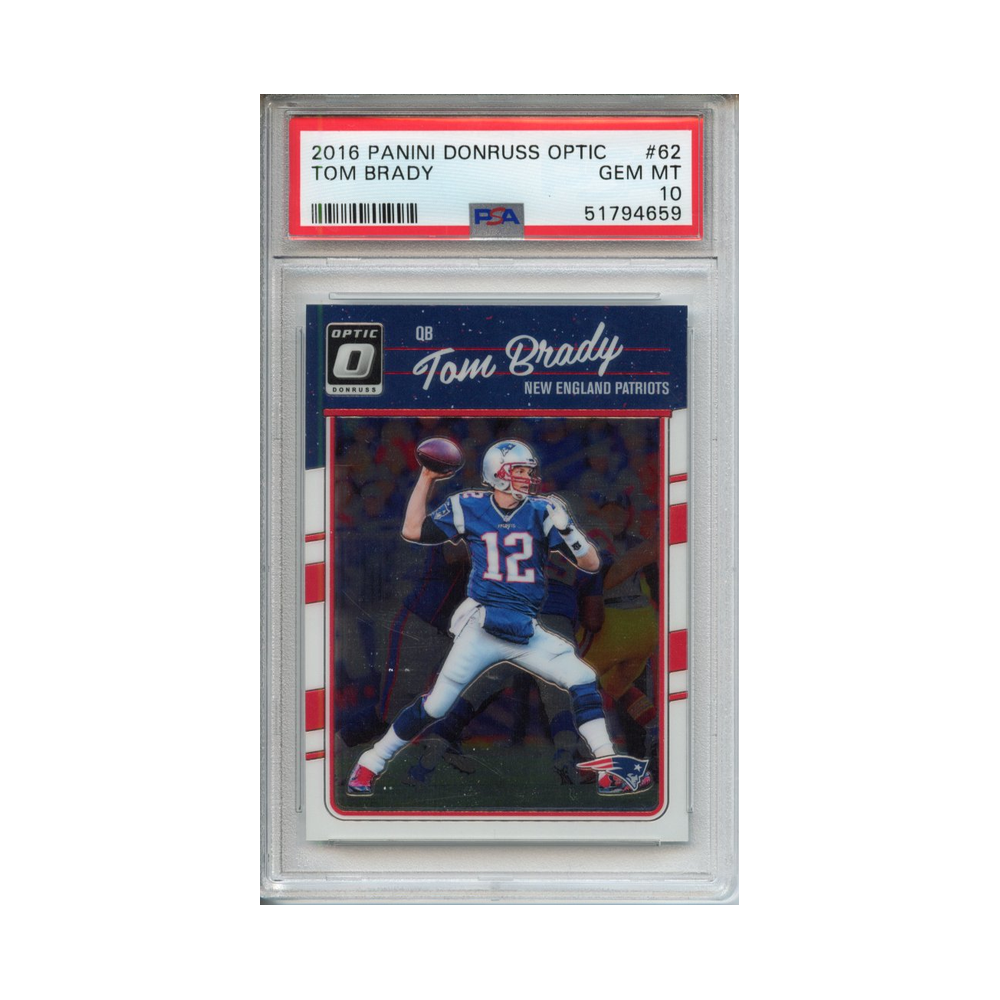 Tom-Brady-2016-Panini-Donruss-Optic-PSA-10-Vorderseite