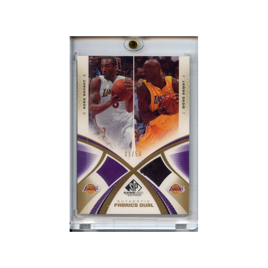 Bryant-/-Odom-Fabrics-Dual-Gold-/50-2005-Upper-Deck-Vorderseite