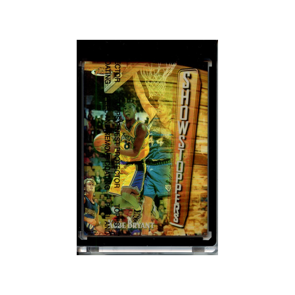 Kobe-Bryant-Showstoppers-Refractor-1997-Topps-Finest-Vorderseite