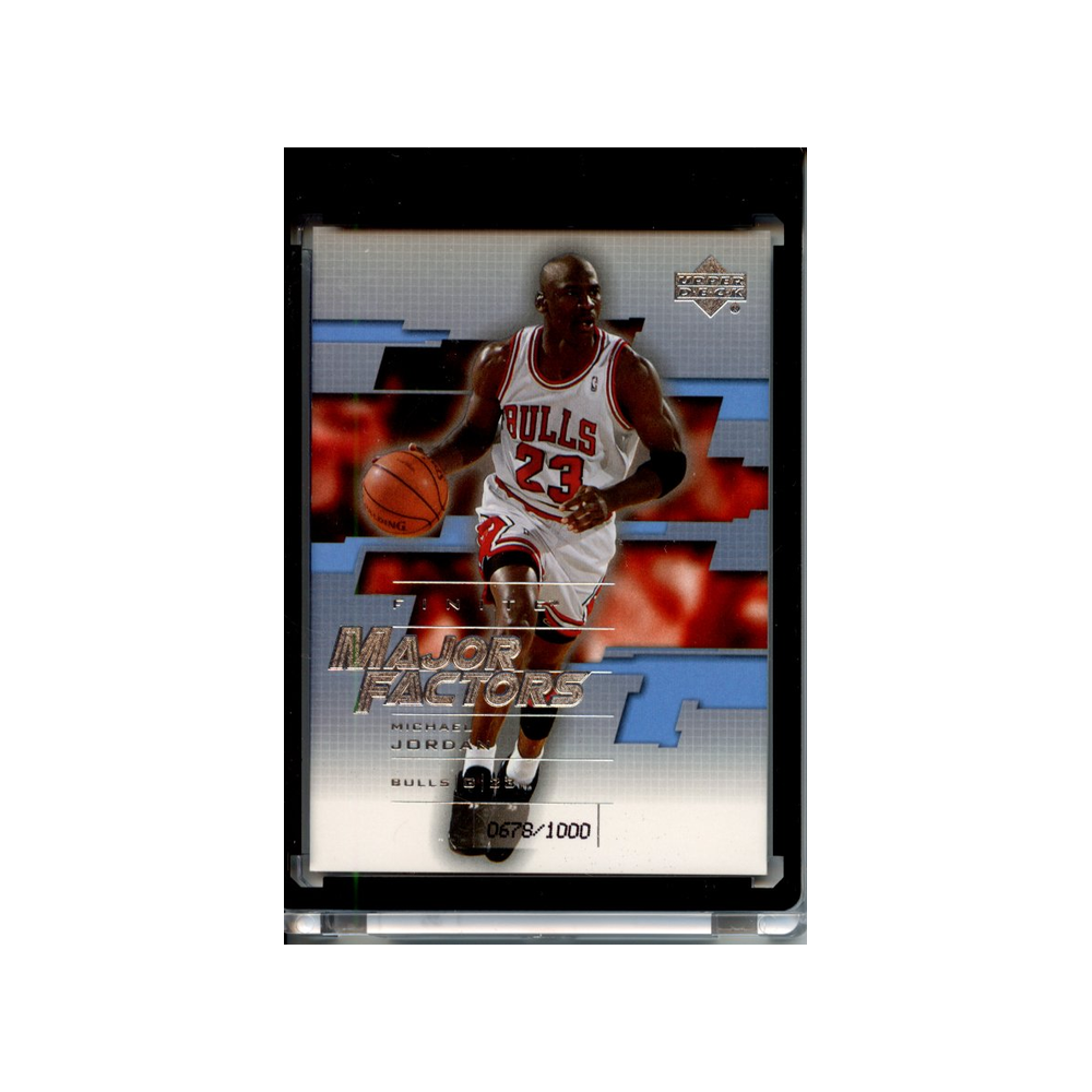 Michael-Jordan-Major-Factors-/1000-2003-Upper-Deck-Finite-Vorderseite