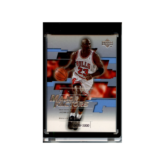 Michael-Jordan-Major-Factors-/1000-2003-Upper-Deck-Finite-Vorderseite