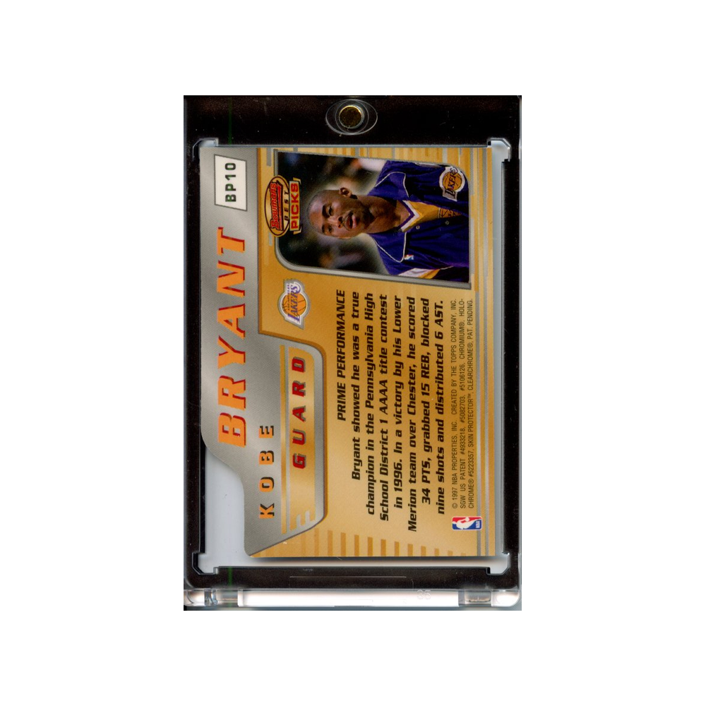 Kobe-Bryant-1996-Bowman's-Best-Picks-Rückseite