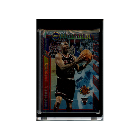 Michael-Jordan-1996-Topps-Mystery-Finest-#1-Vorderseite