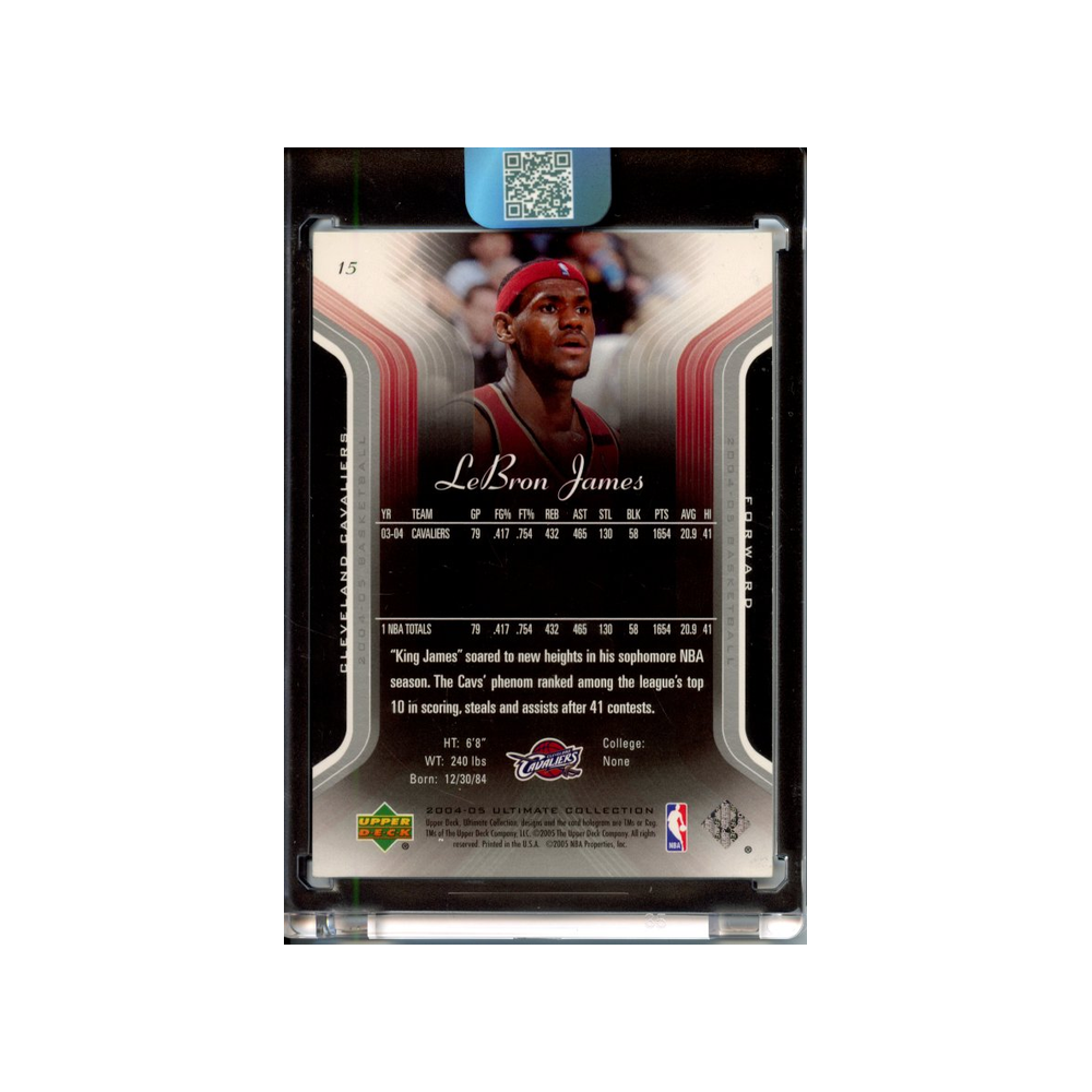 Lebron-James-/750-2004-Ultimate-Collection-Rückseite