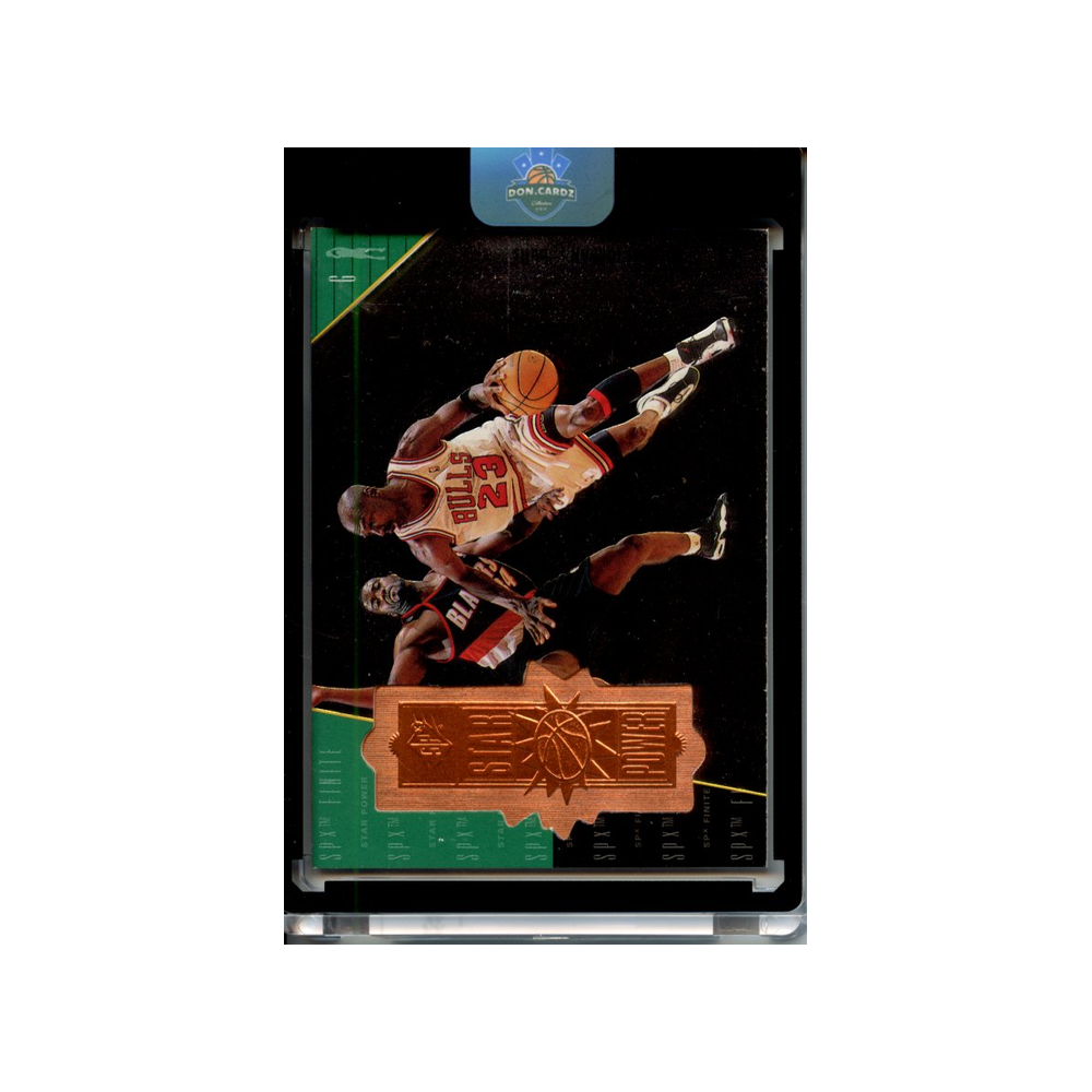 Michael-Jordan-Star-Power-/5400-1998-Upper-Deck-SPx-Finite-#1-Vorderseite