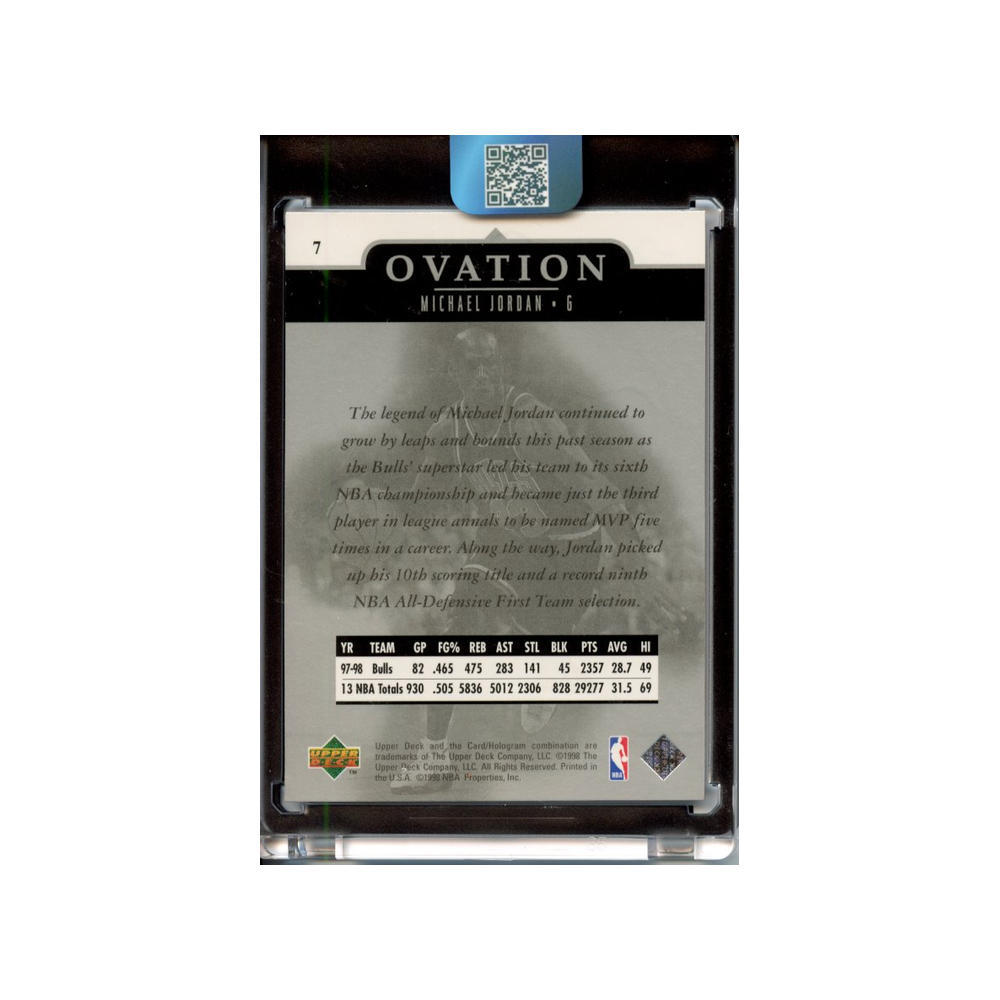 Michael-Jordan-1998-Upper-Deck-Ovation-Rückseite