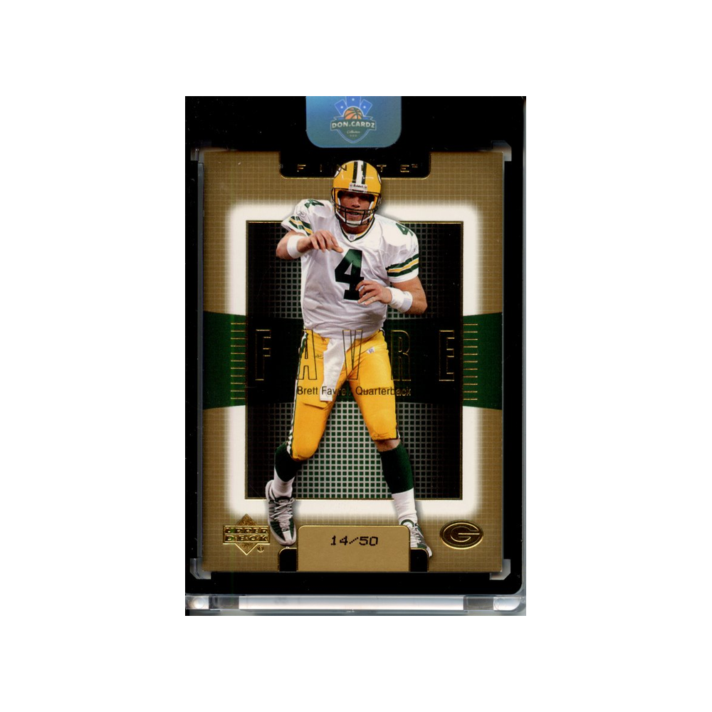 Brett-Favre-Gold-/50-2003-Upper-Deck-Finite-Vorderseite